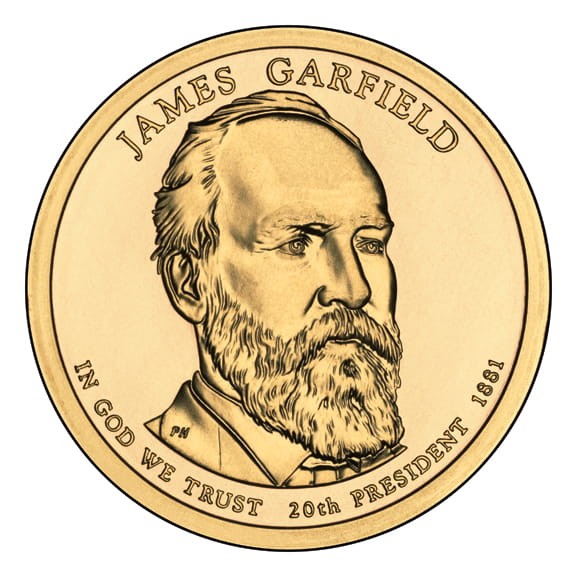 Prezydenci USA - 1$ / 2011 r. - James A. Garfield (nr 20)