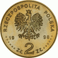 2 zł / 1998 r. - 200-lecie urodzin Adama Mickiewicza