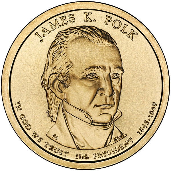 Prezydenci USA - 1$ / 2009 r. - James K. Polk (nr 11)