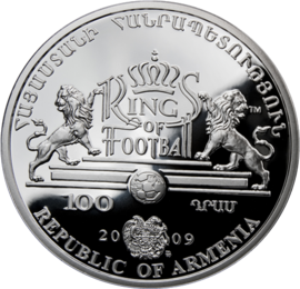 ARMENIA 100 dram / 2009 r. - Królowie futbolu: Boniek