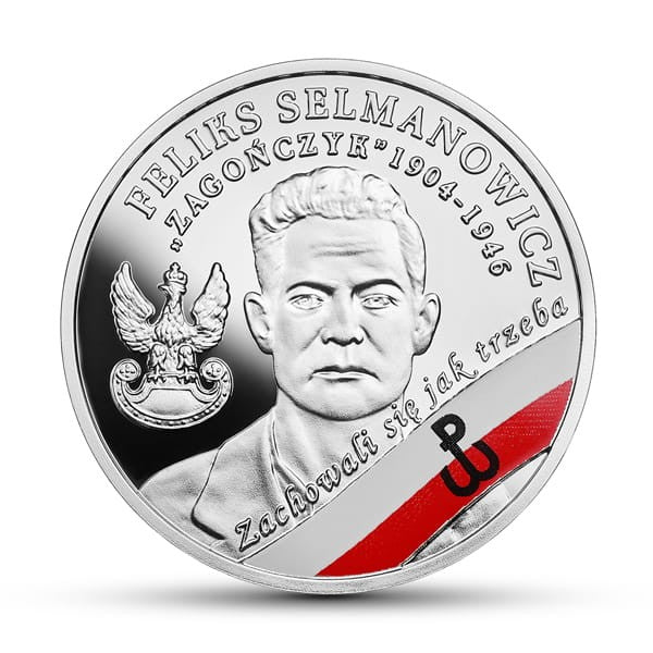 10 zł / 2017 r. - Żołnierze Niezłomni - Feliks Selmanowicz ps. „Zagończyk”