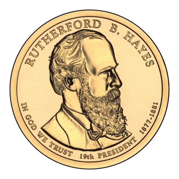 Prezydenci USA - 1$ / 2011 r. - Rutherford Hayes (nr 19)