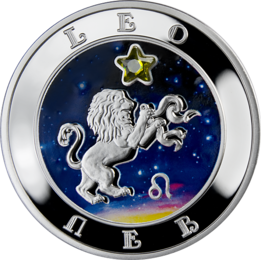 ARMENIA 100 dram / 2008 r. - ZNAKI ZODIAKU: LEW