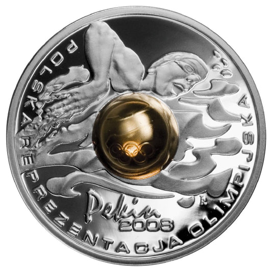 10 zł / 2008 r. - Olimpiada – Pekin 2008 (z kulą)