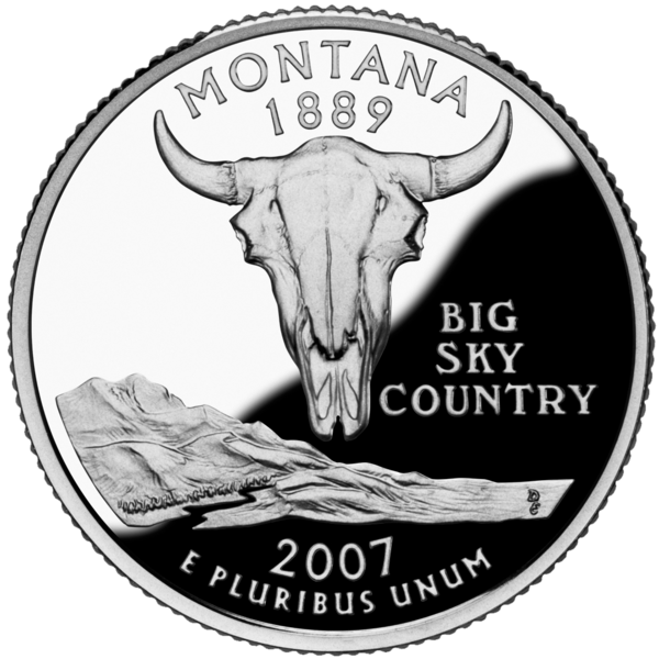 USA: 25 Centów / 2007 r. - Montana (nr 41)