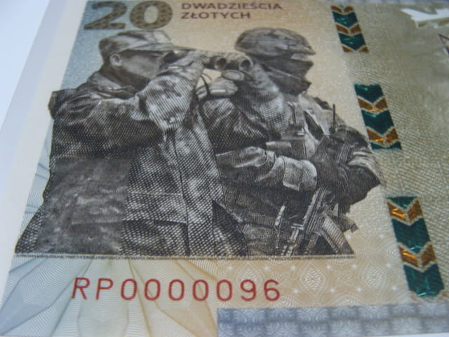 B. NISKI nr serii 20 zł / 2022 r. - Ochrona polskiej granicy wschodniej - 0000096