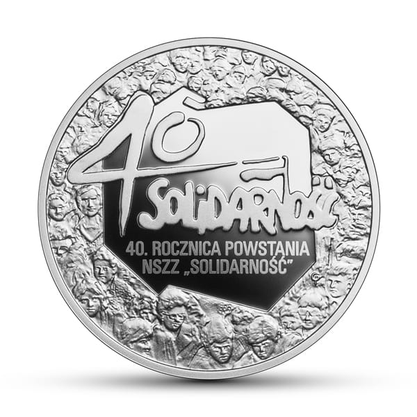 10 zł / 2020 r. - 40. rocznica powstania NSZZ „Solidarność”
