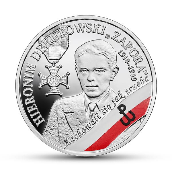 10 zł / 2018 r. - Żołnierze Niezłomni - Hieronim Dekutowski, ps. „Zapora”
