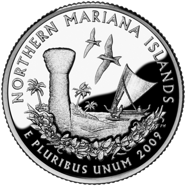 USA: 25 Centów / 2009 r. - Mariany Północne (nr 56)