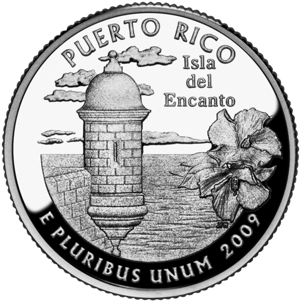 USA: 25 Centów / 2009 r. - Portoryko (nr 52)