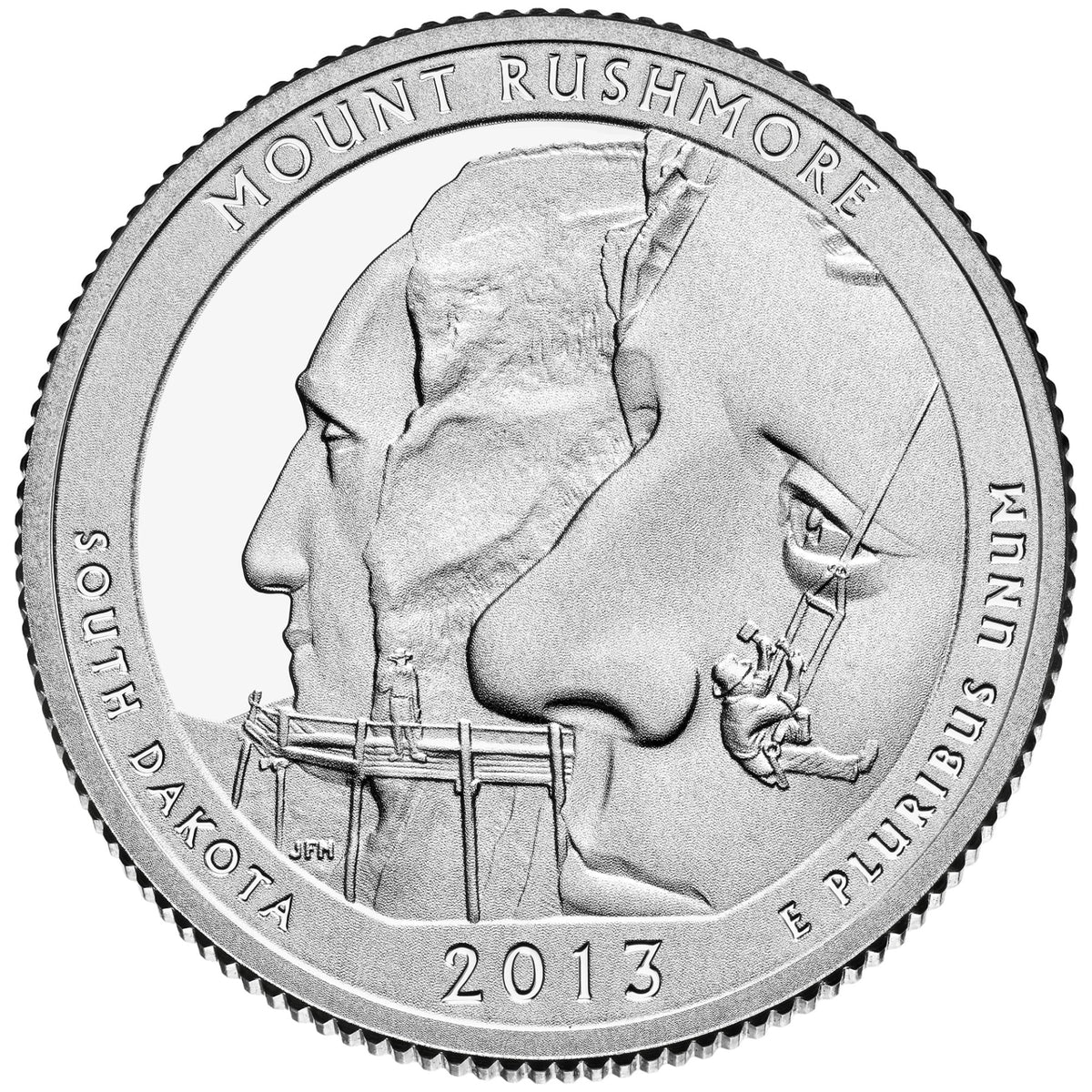 USA: 25 Centów / 2013 r. - Mount Rushmore (nr 20)