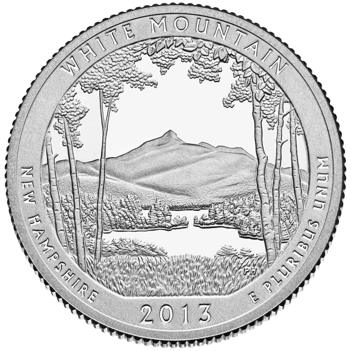 USA: 25 Centów / 2013 r. - White Mountain National Forest (nr 16)