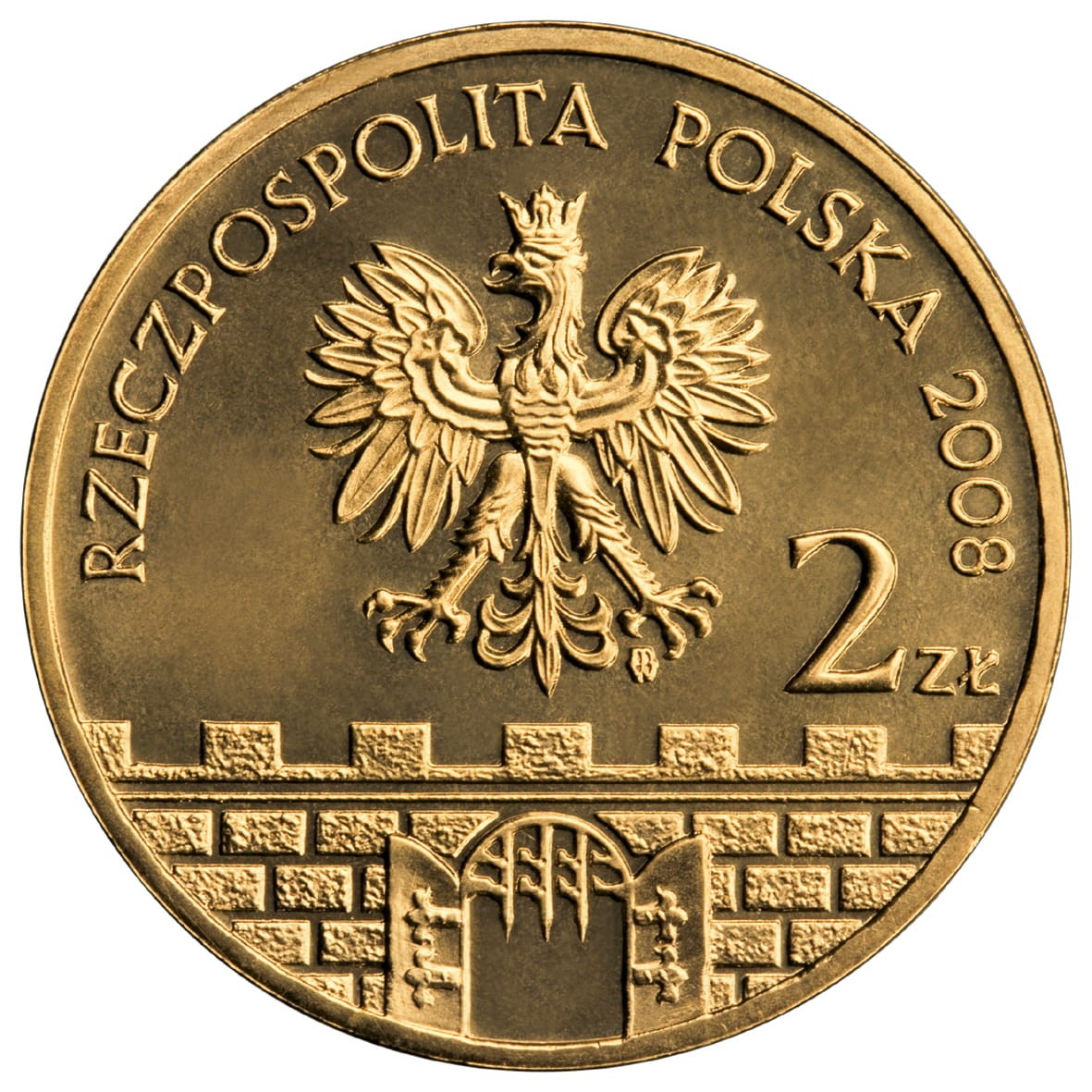 2 zł / 2008 r. - Historyczne Miasta w Polsce: Piotrków Trybunalski