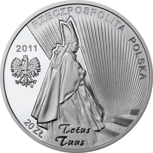 20 zł / 2011 r. - Beatyfikacja Jana Pawła II – 1 V 2011