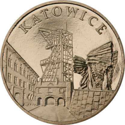 2 zł / 2010 r. -  Miasta w Polsce – Katowice
