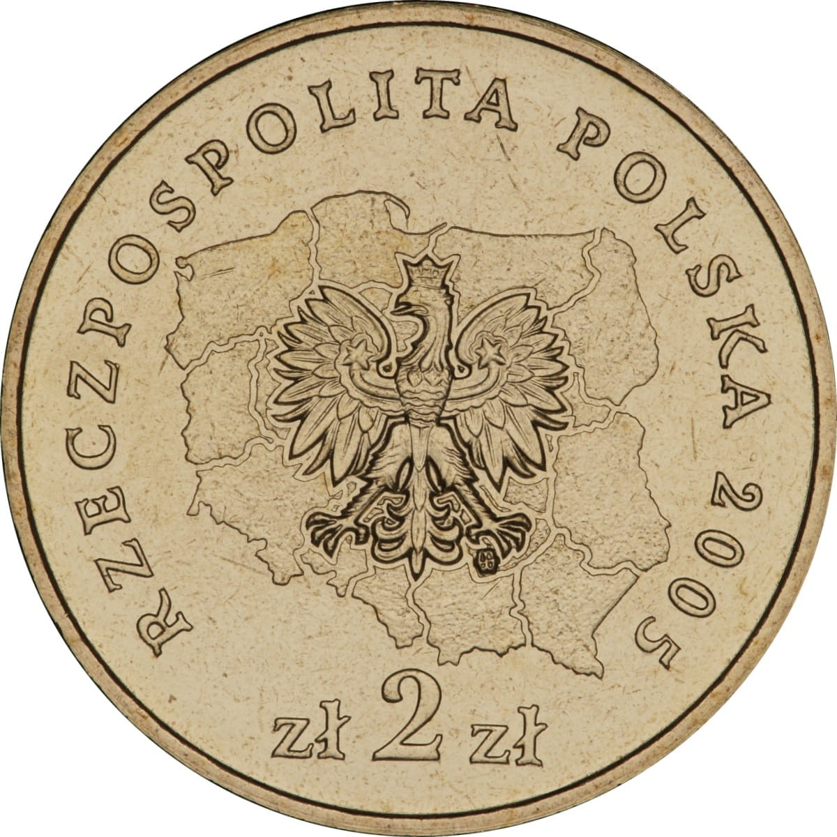 2 zł / 2005 r. - Herby Województw: Warmińsko-mazurskie