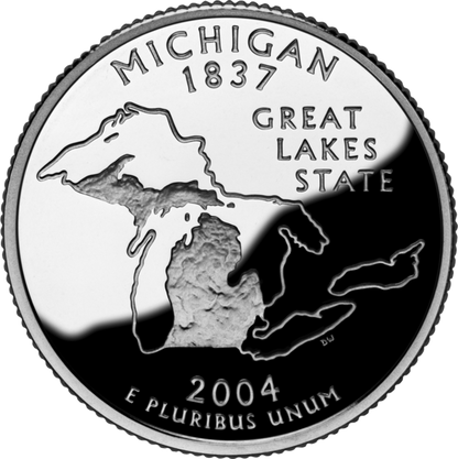 USA:  25 Centów / 2004 r. - Michigan (nr 26)