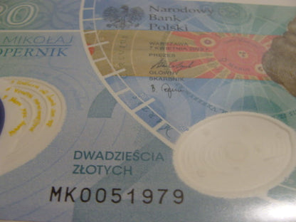 (1979r.)   20 zł / 2023 r. - Mikołaj Kopernik