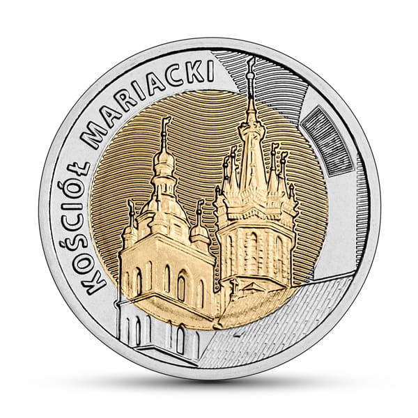 POLSKA 5 zł / 2020 r - Kościół Mariacki