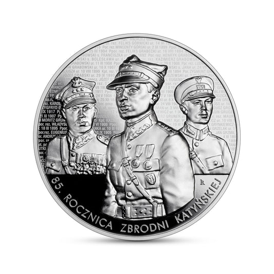50 zł / 2025 r. -  85. rocznica zbrodni katyńskiej