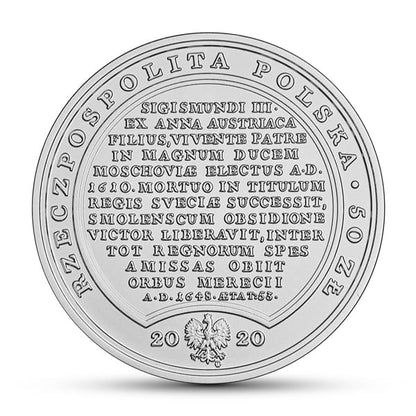 50 zł / 2020 r. -  Władysław IV Waza