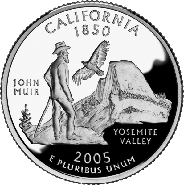 USA:  25 Centów / 2005 r. - Kalifornia (nr 31)