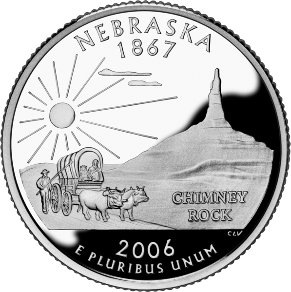 USA:  25 Centów / 2006 r. - Nebraska (nr 37)