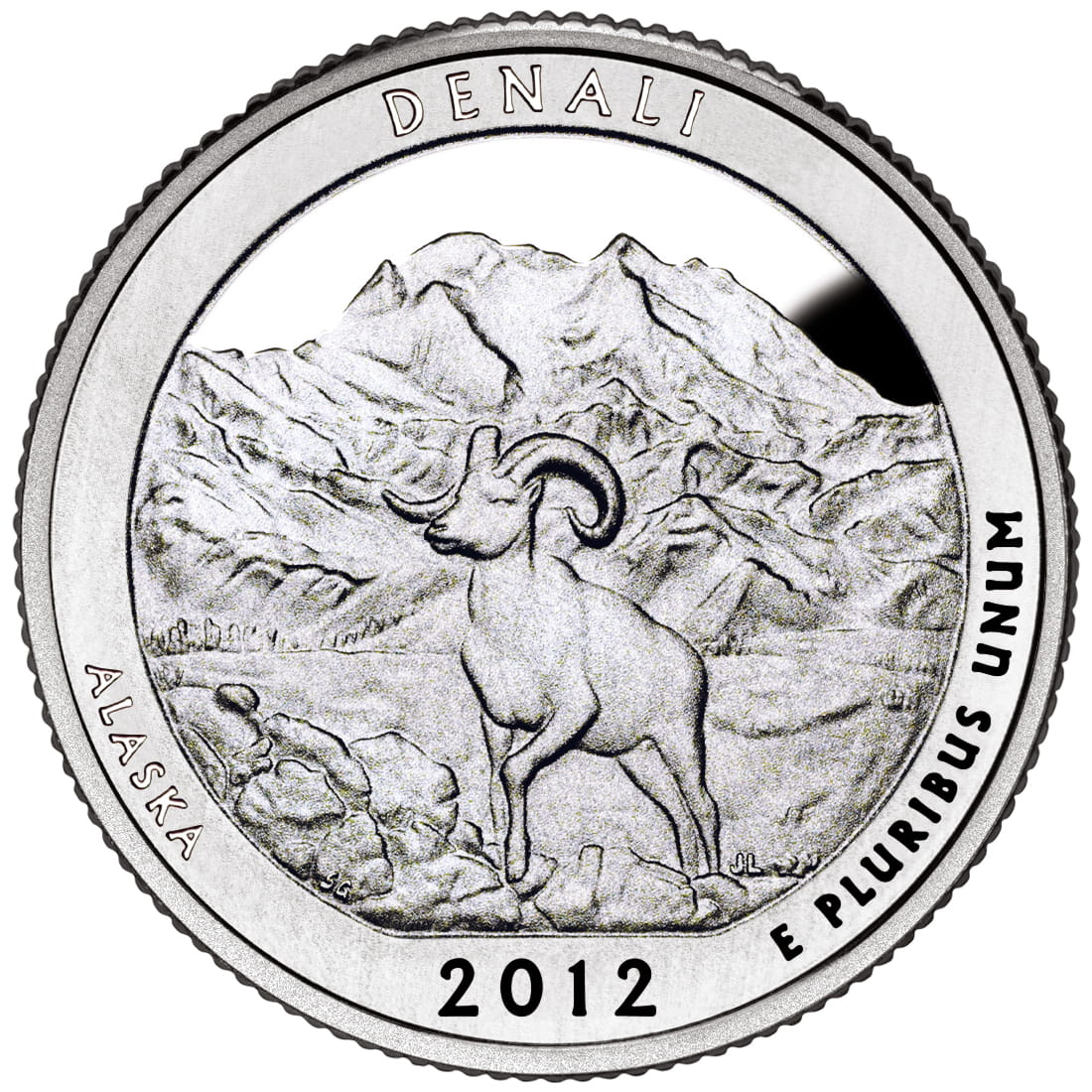 USA:  25 Centów / 2012 r. -  Park Narodowy Denali (nr 15)